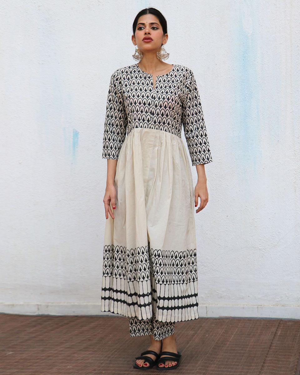 Roohi Blockprinted Kurta Set - NOMAD