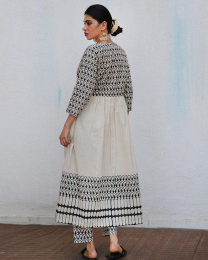 Roohi Blockprinted Kurta Set - NOMAD