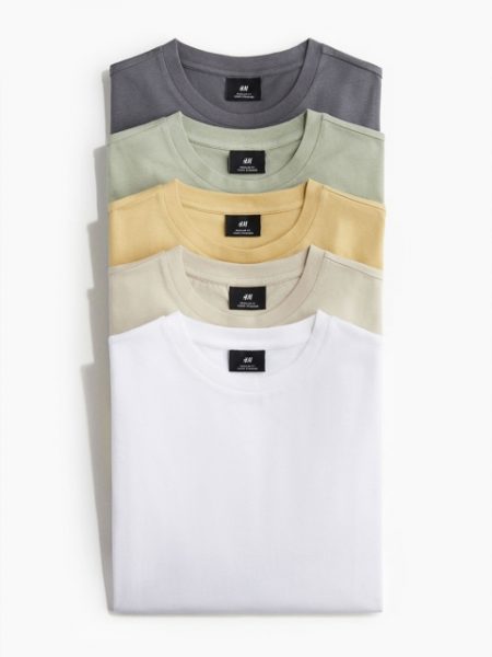 H&M 5-Pack Regular Fit T-shirts
