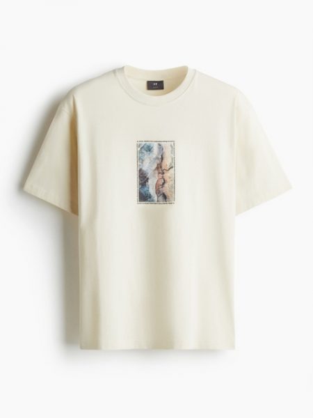 H&M Loose Fit Printed T-Shirt