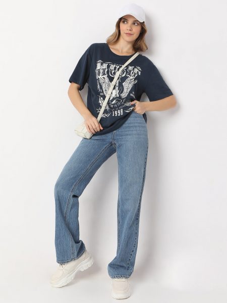 Oversize Printed Short Sleeve T-Shirt
