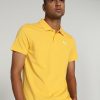 Puma Men Brand Logo Printed Slim Fit Polo Collar Cotton T-shirt