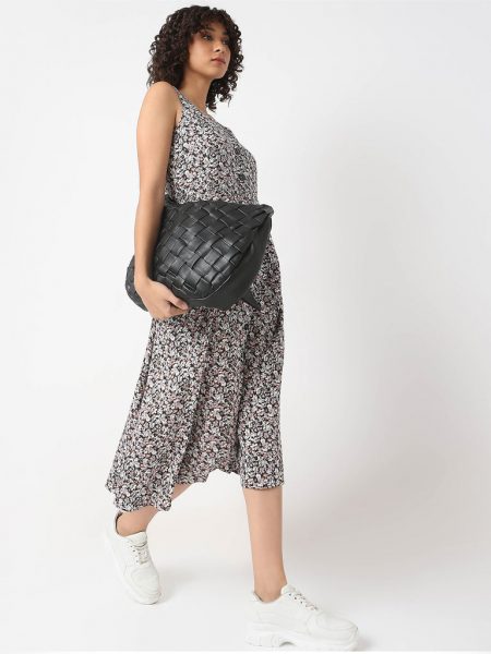 Regular Fit Printed Dress